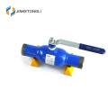 gas, oil, heating supply pipeline use low pressure trunion mounted api 6d ball valve